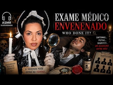 ASMR Exame Médico  em Lord da Era Vitoriana #sussurros 