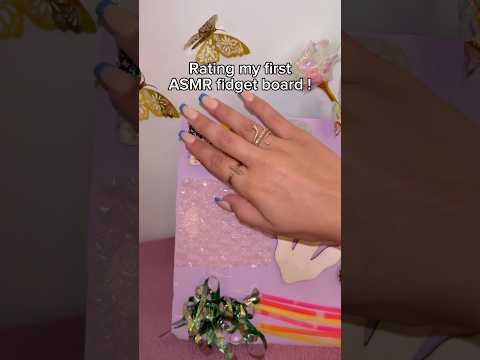 Felt like a true artist doing this 👩‍🎨 #asmr #fidgetboard #lofiasmr #fidgetasmr #asmrtist