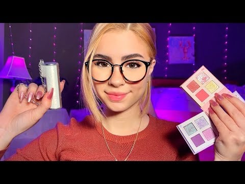 ASMR Doing Your LUXURY Makeup FOR SLEEP💄 LUXURY MAKEUP BRANDS 💄 Layered Personal Attention  😴
