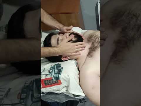 THE MOST RELAXING TURKISH MASSAGE FOR HEAD, ARM, FACE, CHEST AND ABDOMEN #satisfying #asmr #shorts
