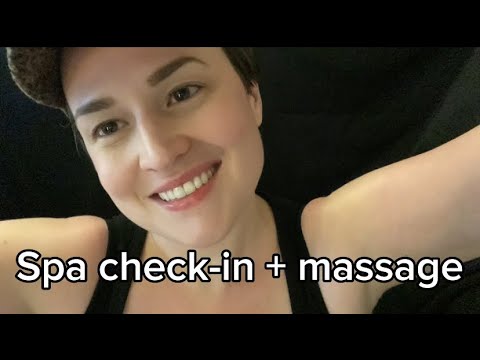 Lofi Spa Check-in + Massage pt. 12 (hands only, chopping, "squeeze," "down")