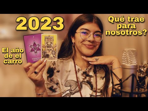 ASMR La energía y el potencial del año 2023 🌟 Numerología y Tarot ✨ El año de El Carro