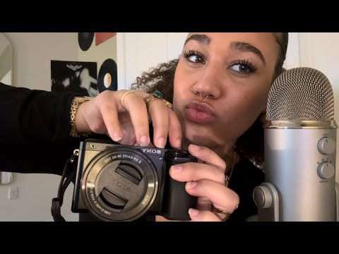 asmr camera & glass tapping