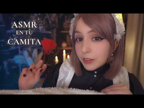 ⭐ASMR Sirvienta te Cuida en tu Camita 🕯️ Masajes • Cepillado de cabello • Cuentos para dormir