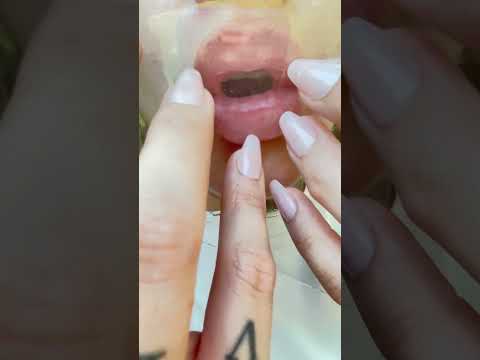 ASMR-lips-glass-tapping for 100% relaxation 😌 😴 👄
