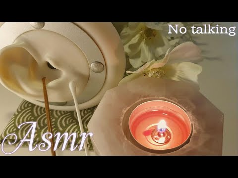 ASMR｜Gently clean your ears after a long day｜一日の疲れを癒す、やさしい耳掃除｜부드러운 귓구멍 No Talking【3DIO】