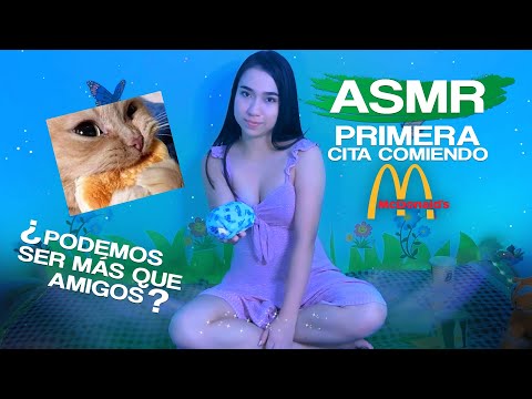 ASMR ROLEPLAY | PRIMERA CITA COMIENDO McDonald's