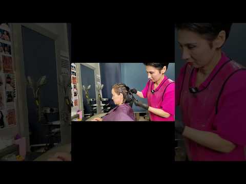 미용실 ASMR 시각과 청각의 활성화  #멋내기 새치커버 흰머리도 먹으면서 밝게~Hair salon ASMR activation of sight and hearing