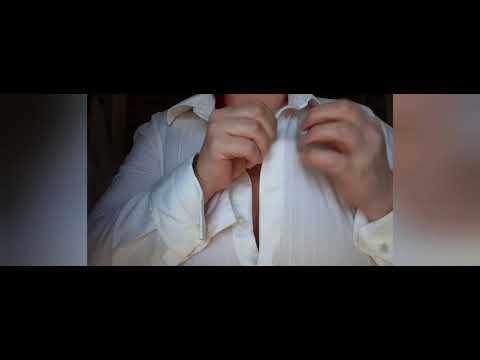 White Button Down Shirt Scratching