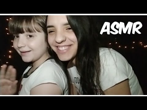 ASMR- APLICADO (penteando e fazendo chapinha na minha irmã)