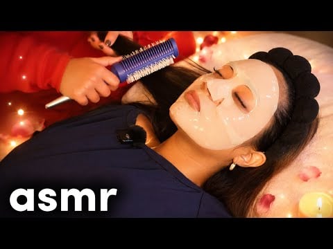 ASMR | Le hago SKINCARE a otra ASMRtist 😳 (tingles garantizados)