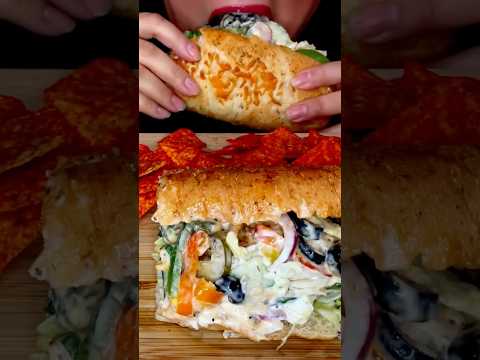 SUBWAY FOOTLONG #asmr #subway