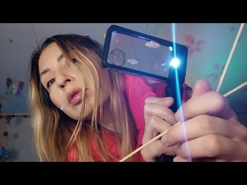 ASMR Ear Check, Cleaning & Deep Massage  100% Personal Attention 😴