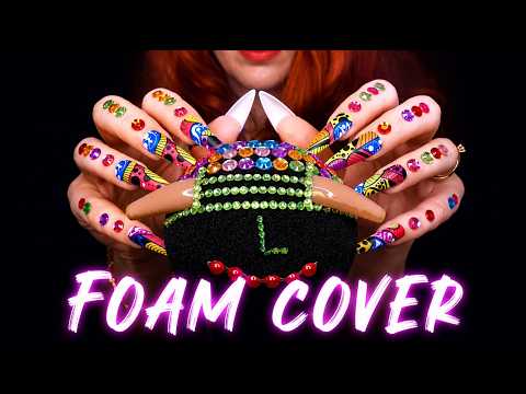 Ultimate Foam Cover Mic Scratching for Deep Sleep 😴 Brain Melting Tingles