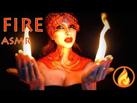 ASMR 🔥 Fire Element 🔥 Flames, flickers, crackles, Fire asmr