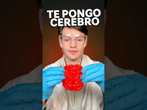 TE PONGO UN CEREBRO 🧠 #asmr #shorts #asmrsounds #comedia