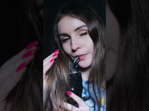 ASMR MOUTH SOUNDS & HAIR SOUNDS & BREATHING #asmrshorts #asmrsounds #asmrtriggers