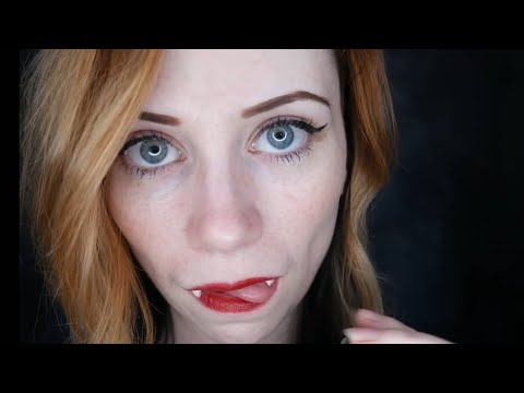 ASMR - Nervous for first Vampire BITE & Bandaging you up