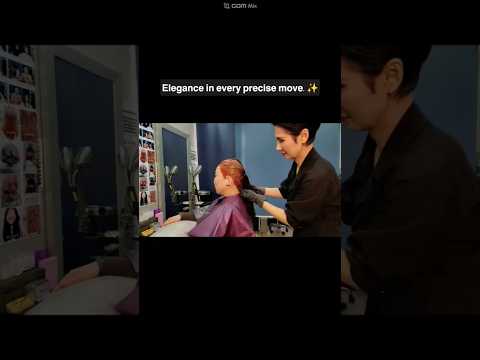 미용실ASMR 시각과청각의 활성화 # 멋내기 오렌지 브라운Hair salon ASMR visual and auditory activation #cool orange brown