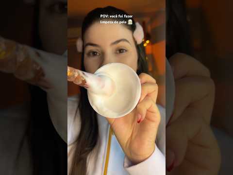POV: você foi fazer limpeza de pele 🧖‍♀️ #asmr #asmrpov #limpezadepele