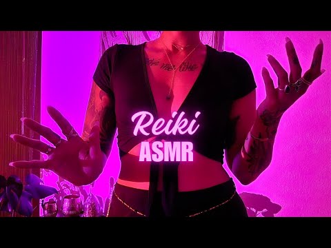 Reiki ASMR l for sleep l hypnotic l slow hand movements l relaxation l tingles