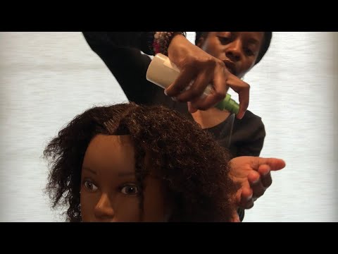 ASMR 💆🏽‍♀️ Natural Hair Care RP (Wash n Go)