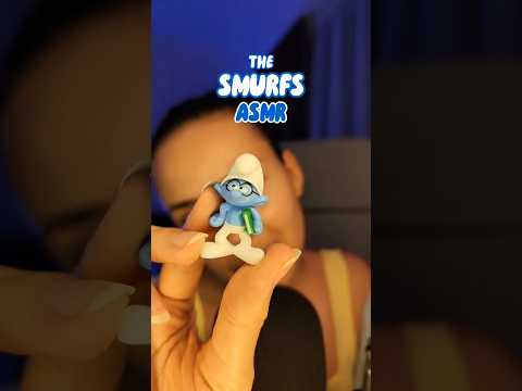 Smurfs ASMR #asmr #asmrvideos #asmrshort #tingles #smurfs