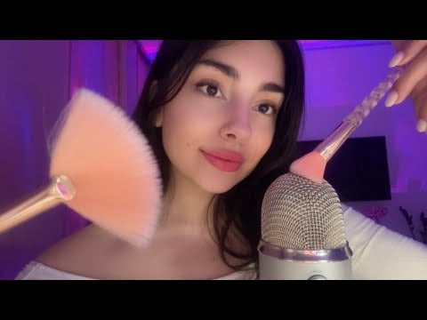 EXTREMELY TINGLY ASMR 😴 Mic Brushing & Mouth Sounds (Almost Fell Asleep)