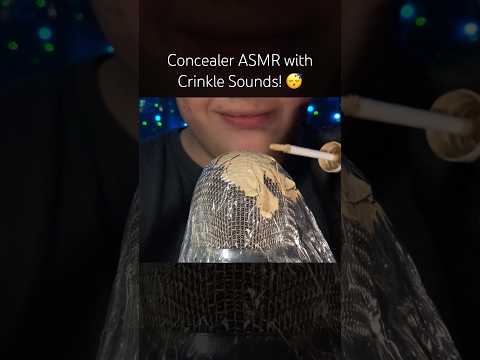 Concealer ASMR Brushing Sounds! 🧡 #asmr