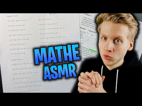 ASMR | Wir rechnen MATHE-AUFGABEN aus der 5. & 6. Klasse! | #StudyASMR