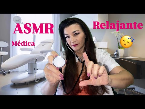 ASMR 👩🏻‍⚕️ VALORACIÓN MEDICA CEFALOCAUDAL 👩🏻‍⚕️ / RELAJANTE 😴 CON SUSURRO Y DIFERENTES SONIDOS 🔊🎧