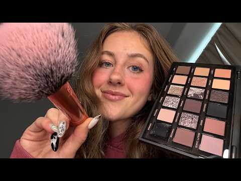 ASMR Doing Your Makeup While You’re Half Asleep 💄 Close-Up Whispering & Personal Attention
