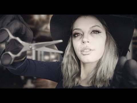 ASMR | The Spooky Hair Dresser 👻😈 (Heavy Accent / Scissors / Binaural)