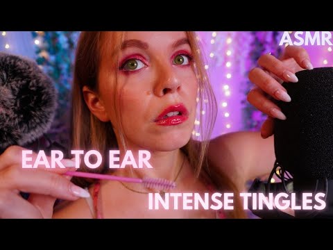 EAR TO EAR ASMR INTENSE TINGLES