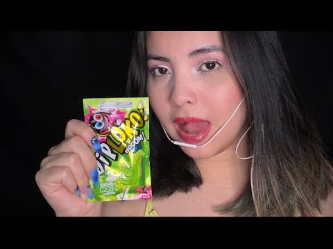 ASMR Pirulito que explode na boca 👄💥 