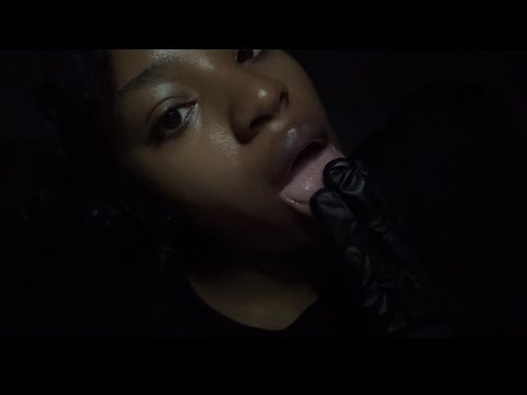 SPIT PAINTING YOU in The Dark 👄(mouth sounds, inaudible whispering) 🎨