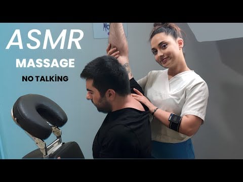 ASMR MASSAGE LADY SEDEF - NECK,SHOULDER,ARM,PALM (no talking)
