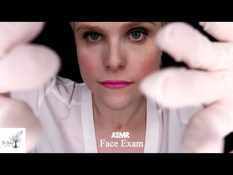 A Relaxing ASMR Face Exam With Latex Gloves