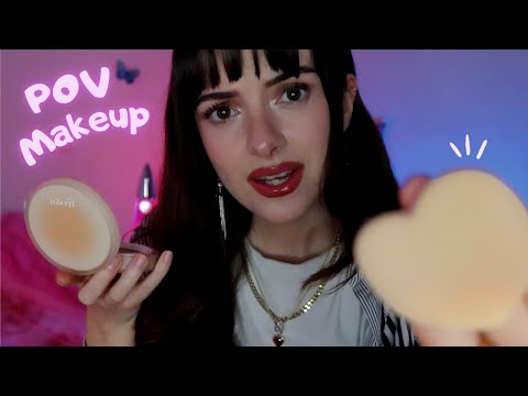 #ASMR | Je te MAQUILLE mais tu es un VAMPIRE 🧛🏻‍♀️ (roleplay 💄)