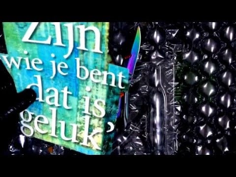 ✽ஜீ✽LATEX GLOVES with bubble wrap and✂ cutting paper*＜ messy gloves＞*[[ASMR]]