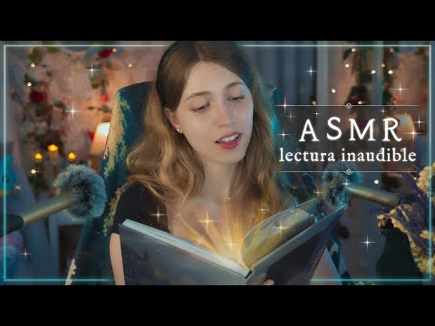 ASMR LECTURA INAUDIBLE relajante de OREJA a OREJA ❤️ SPANISH & ENGLISH 📚