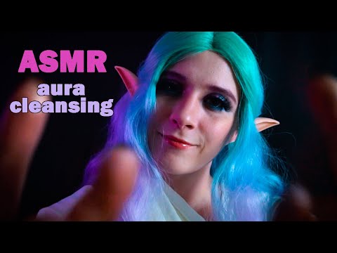 ♠• АСМР ЭЛЬФ ПОЧИСТИТ ТВОЮ АУРУ 🙌🏻🙇‍♀ | ASMR AURA CLEANING 😴💤 | ASMR WHISPER | АСМР ШЁПОТ | RP •♠