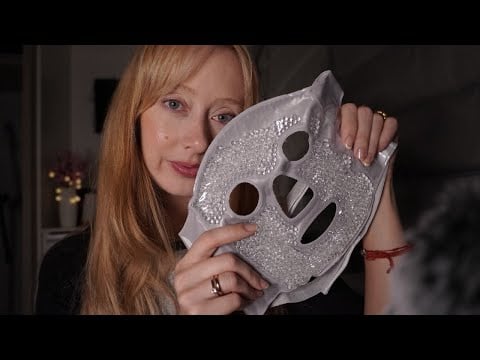 ASMR - TE PREPARANDO PARA DORMIR 😴 skincare e escovação 