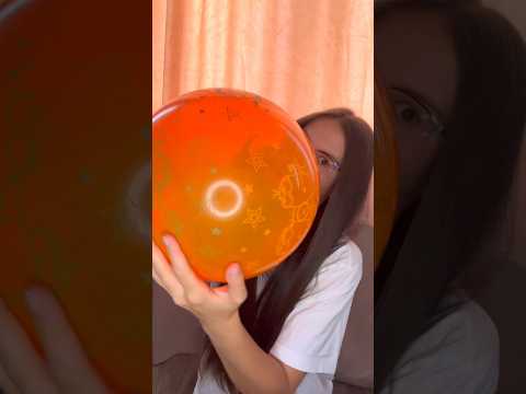 Blowing Big Cartoon Balloon #asmr #balloon #youtubepartnerprogram