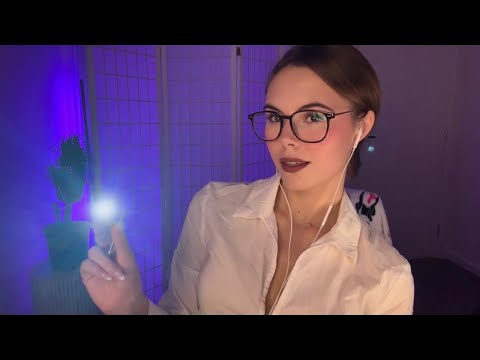 ASMR | Eye Exam Role-play 👀👩🏻‍⚕️ (Soft Spoken)