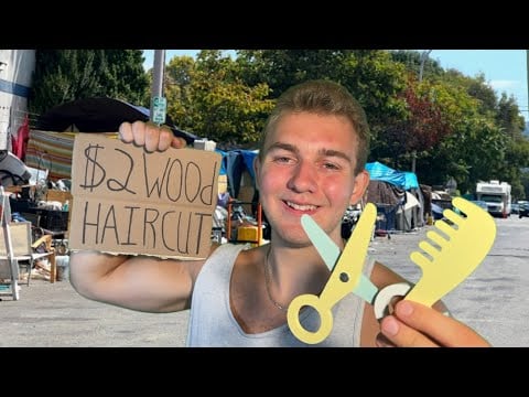 ASMR $2 Wooden Haircut