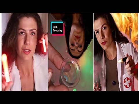 ASMR:baixando sua temperatura,analise facial,limpeza de ouvido