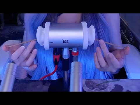 Feather, Cotton, Ponytail & Brush Layered ASMR Ear Cleaning for Sleep / 2Hr (No Talking)