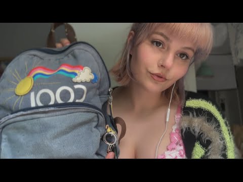 ✨What’s in My Bag? | Soft-Spoken & Tingly ASMR Sounds ✨ | Personal + Relaxing Chat