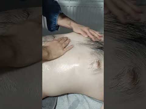 CHEST,ARM,HAND AND ABDOMINAL MASSAGE TURKISH RELAXING THERAPY #shorts #relaxing  #asmr #massage